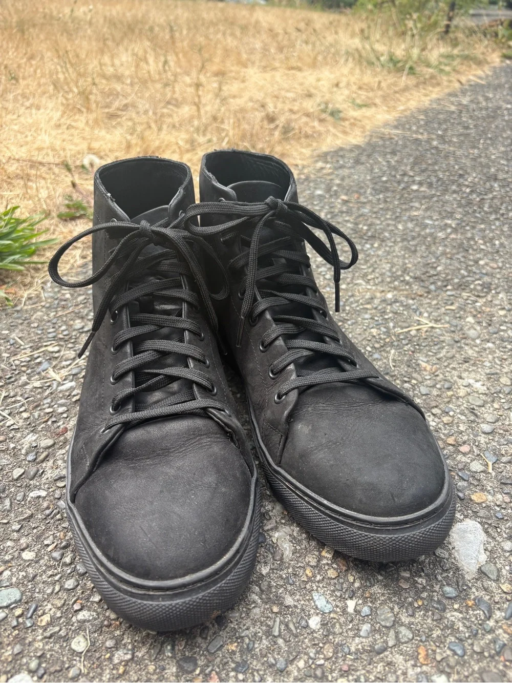 Thursday Boot Company Men's Matte Black Premier High-Top Sneakers